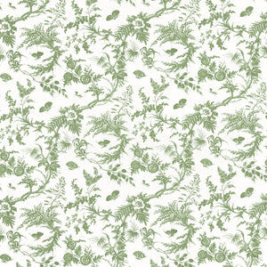 Newlands Toile Green AF57836 By Anna French Fabric