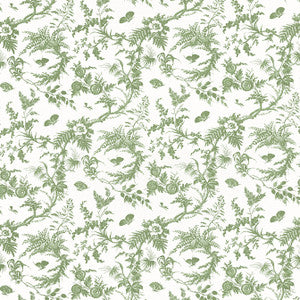 Newlands Toile Green AF57836 by Anna French Fabric