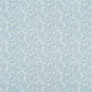 Chelsea Soft Blue and Green AF57839 by Anna French Fabric