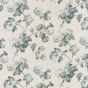 Sussex Hydrangea Slate and Linen AF57847 by Anna French Fabric