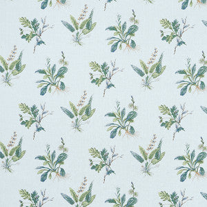 Woodland Blue and Green AF57851 by Anna French Fabric
