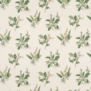 Woodland Green on Natural AF57853 by Anna French Fabric