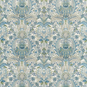 Narbeth Blue and Green AF57858 by Anna French Fabric