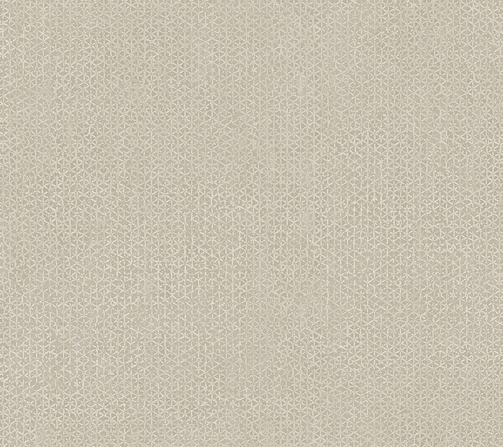 Bantam Tile Grey Wallpaper by Ronald Redding Tea Garden Covers about 60.8 square feet 27-in by 27-ft long roll Unpasted 24 - Fabric Carolina -