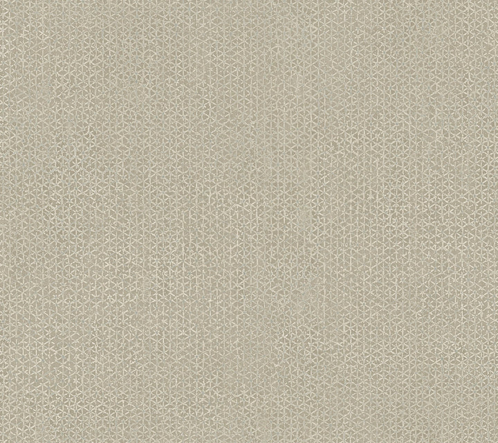 Bantam Tile Beige Wallpaper by Ronald Redding Tea Garden Covers about 60.8 square feet 27-in by 27-ft long roll Unpasted 24 - Fabric Carolina -
