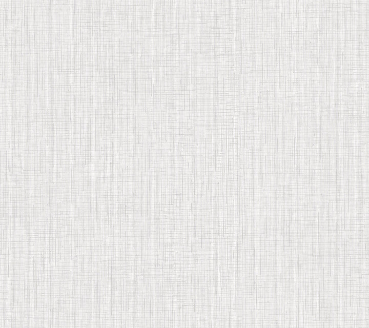 Threaded Silk White Wallpaper by Ronald Redding Tea Garden Covers about 60.8 square feet 27-in by 27-ft long roll Unpasted 0 - Fabric Carolina -