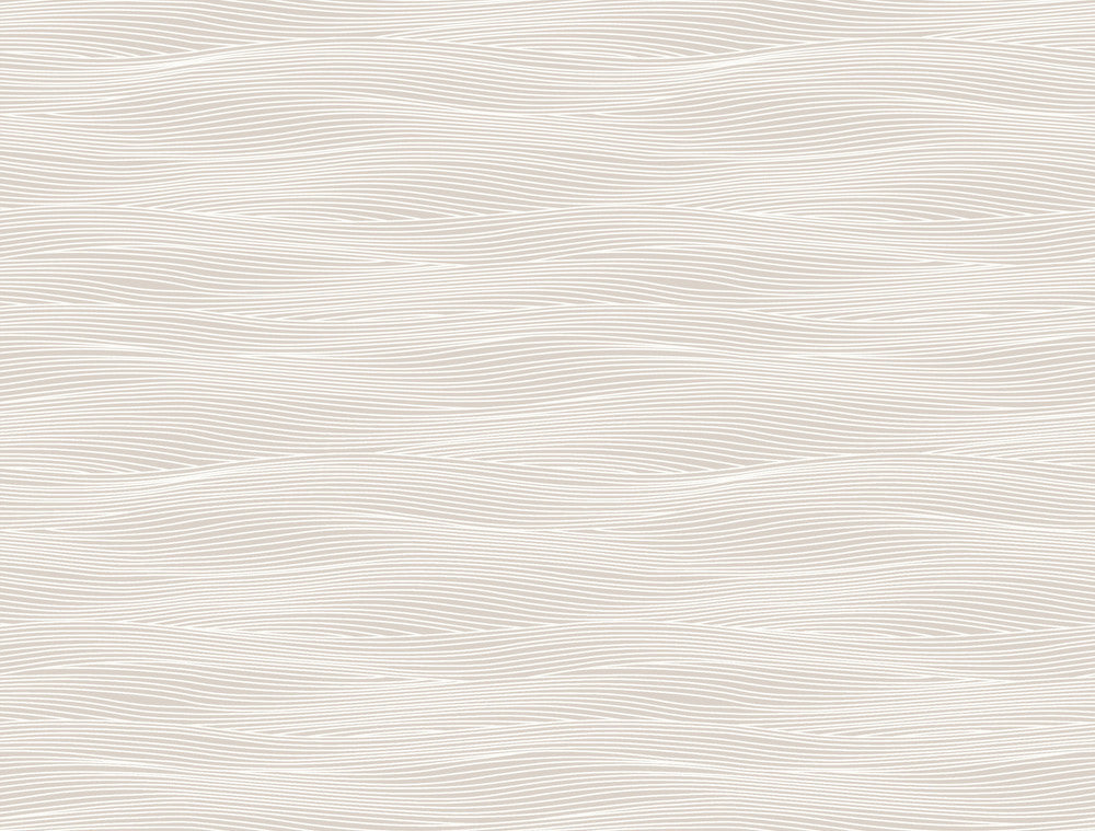 Kimono Beige Wallpaper by Ronald Redding Tea Garden Covers about 60.8 square feet 27-in by 27-ft long roll Unpasted 20.5 - Fabric Carolina -