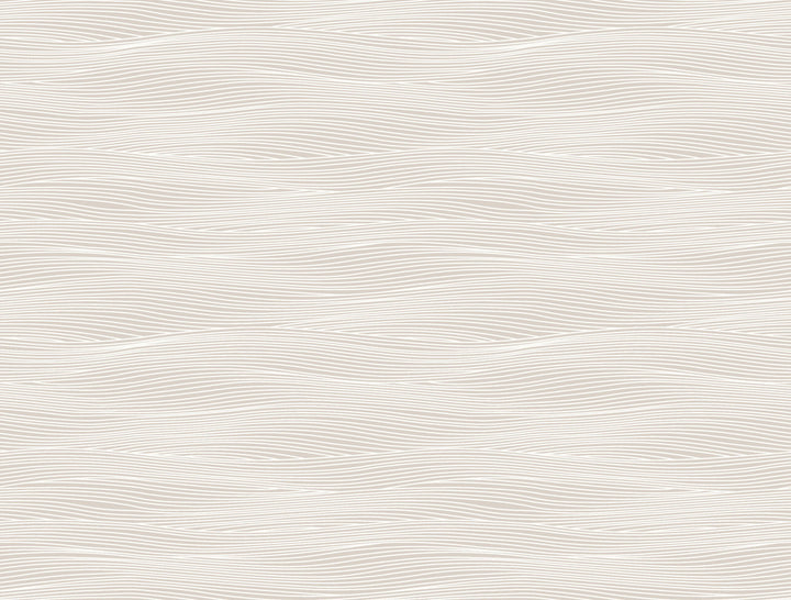 Kimono Beige Wallpaper by Ronald Redding Tea Garden Covers about 60.8 square feet 27-in by 27-ft long roll Unpasted 20.5 - Fabric Carolina -