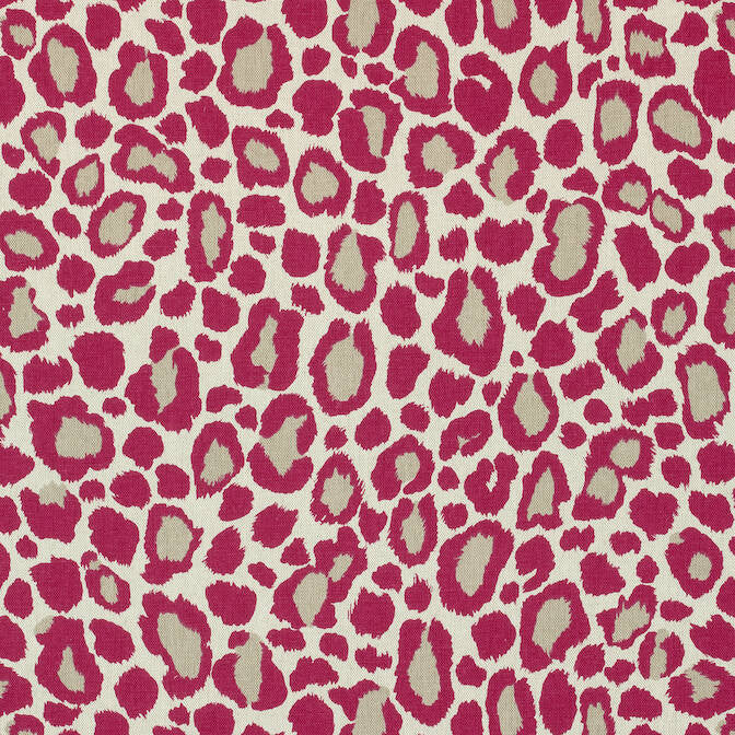 African Leopard Fuchsia AF72980 by Anna French Fabric Anna French Fabric African Leopard Fuchsia AF72980Fabric Manor 55% Linen, 45% Cotton U.S.A. </p><p>Repeat: V: 17.5 54 - Fabric Carolina -