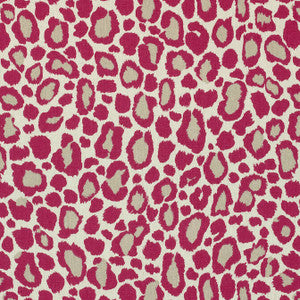 African Leopard Fuchsia AF72980 by Anna French Fabric