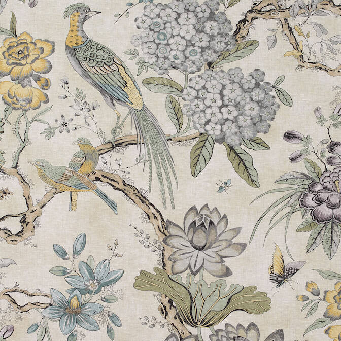 Villeneuve Yellow and Grey AF72991 by Anna French Fabric Anna French Fabric Villeneuve Yellow and Grey AF72991Fabric Manor 100% Linen UNITED KINGDOM </p><p>Repeat: V: 38 54 - Fabric Carolina -