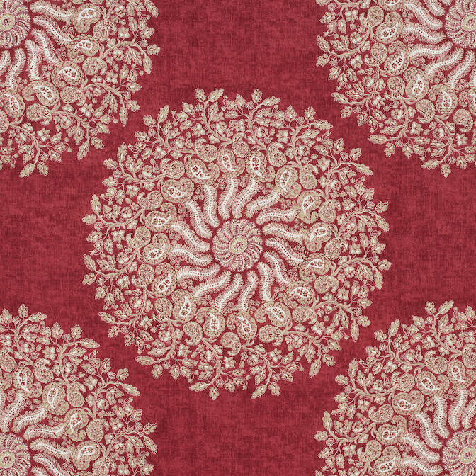 La Provence Red AF78728 by Anna French Fabric Anna French Fabric La Provence Red AF78728Fabric Palampore Fabric Book 100% Cotton UNITED KINGDOM </p><p>Repeat: V: 24.5 54 - Fabric Carolina -