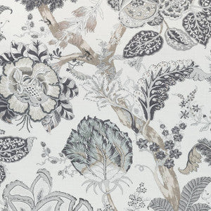 Kalamkari Black and White AF78739 by Anna French Fabric