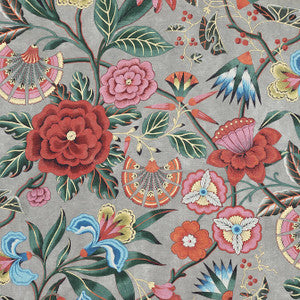 Cleo Charcoal AF9616 by Anna French Fabric