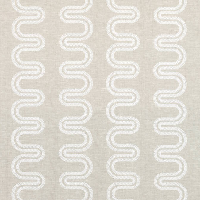 Herriot Way Embroidery White on Flax AF9639 by Anna French Fabric Anna French Fabric Herriot Way Embroidery White on Flax AF9639Fabric Savoy Fabric Book 90% Linen, 10% Spun Polyester INDIA </p><p>Repeat: V: 4 52 - Fabric Carolina -