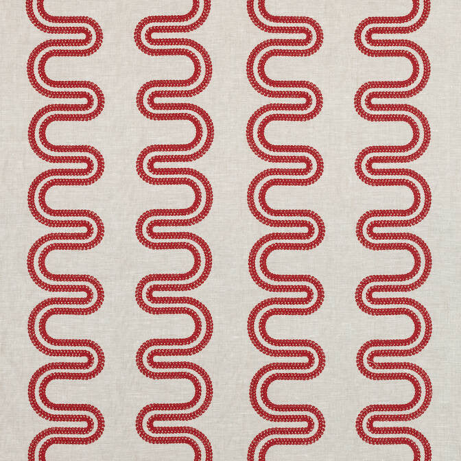 Herriot Way Embroidery Raspberry AF9640 by Anna French Fabric Anna French Fabric Herriot Way Embroidery Raspberry AF9640Fabric Savoy Fabric Book 90% Linen, 10% Spun Polyester INDIA </p><p>Repeat: V: 4 52 - Fabric Carolina -