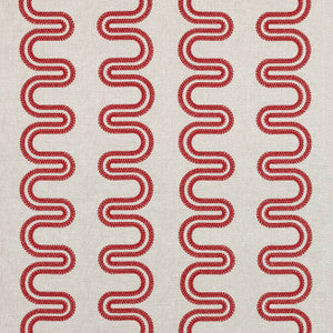 Herriot Way Embroidery Raspberry AF9640 by Anna French Fabric