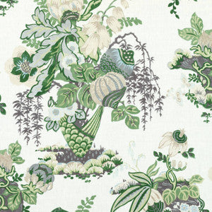 Fairbanks Green and White AF9647 by Anna French Fabric