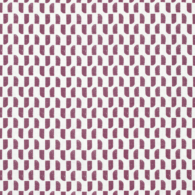 Akio Eggplant AF9815 by Anna French Fabric Anna French Fabric Akio Eggplant AF9815Fabric Nara Fabric 100% Linen INDIA </p><p>Repeat: V: 8.5 54 - Fabric Carolina -