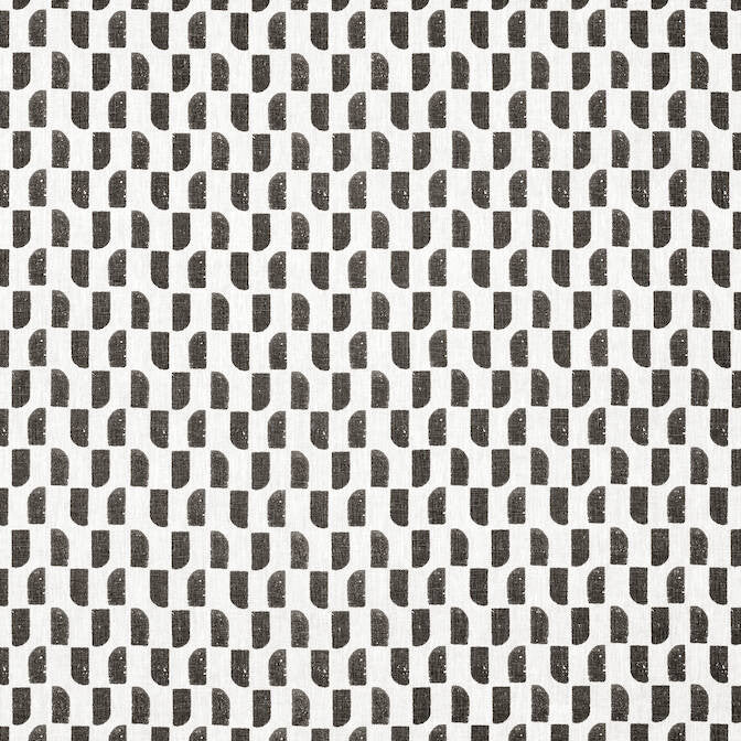 Akio Black AF9818 by Anna French Fabric Anna French Fabric Akio Black AF9818Fabric Nara Fabric 100% Linen INDIA </p><p>Repeat: V: 8.5 54 - Fabric Carolina -