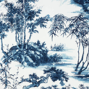 Kyoto Navy AF9826 By Anna French Fabric