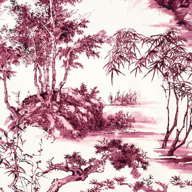 Kyoto Fuchsia AF9831 by Anna French Fabric Anna French Fabric Kyoto Fuchsia AF9831Fabric Nara Fabric 100% Cotton ITALY </p><p>Repeat: V: 45.25 54 - Fabric Carolina -