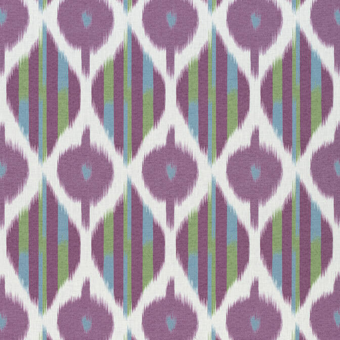 Kimono Eggplant AF9852 by Anna French Fabric Anna French Fabric Kimono Eggplant AF9852Fabric Nara Fabric 100% Linen ITALY </p><p>Repeat: V: 12.5 54 - Fabric Carolina -