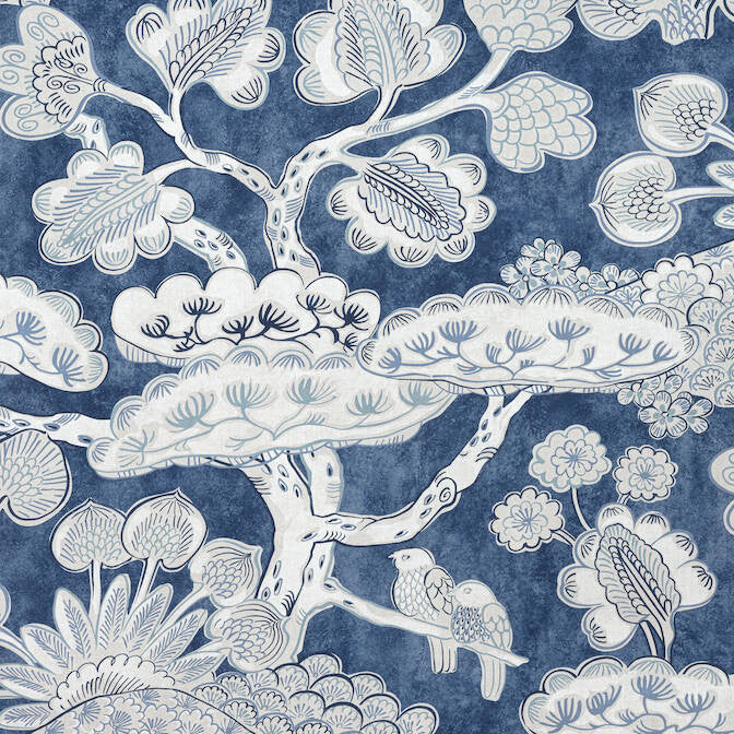 Tree House Navy AF9862 by Anna French Fabric Anna French Fabric Tree House Navy AF9862Fabric Nara Fabric 100% Cotton UNITED KINGDOM </p><p>Repeat: V: 34.75 54 - Fabric Carolina -