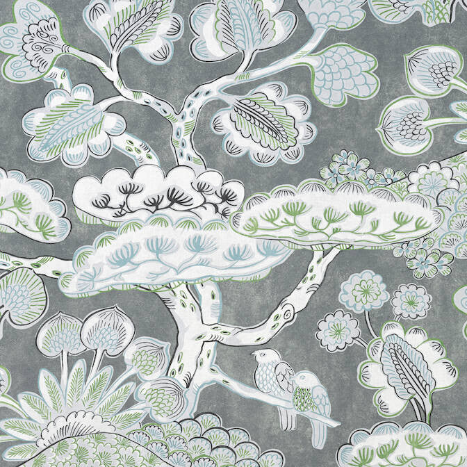 Tree House Grey AF9864 by Anna French Fabric Anna French Fabric Tree House Grey AF9864Fabric Nara Fabric 100% Cotton UNITED KINGDOM </p><p>Repeat: V: 34.75 54 - Fabric Carolina -