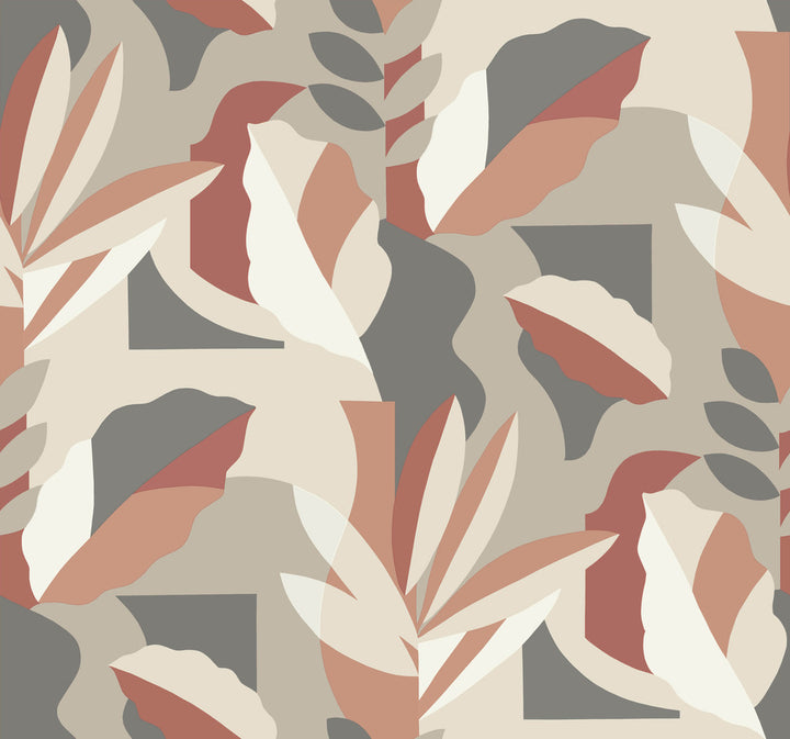Papier Colle Brick Wallpaper by York Wallcoverings Artistic Abstracts Covers about 60.8 square feet 27-in by 27-ft long roll Unpasted 25.25 - Fabric Carolina -