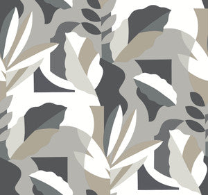 Papier Colle Black & White Wallpaper by York Wallcoverings