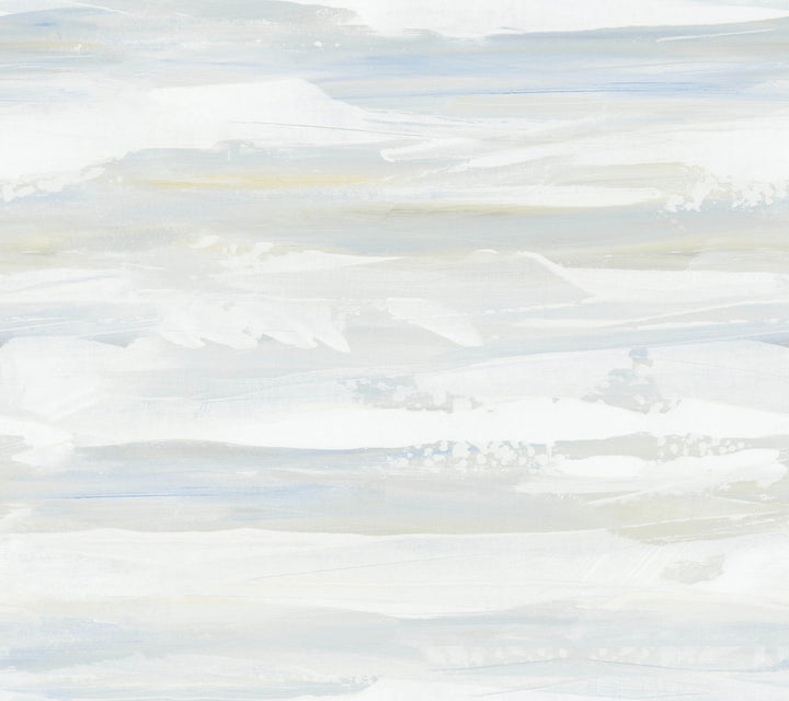 On The Horizon Blue & Yellow Wallpaper by York Wallcoverings Artistic Abstracts Covers about 60.8 square feet 27-in by 27-ft long roll Unpasted 24 - Fabric Carolina -