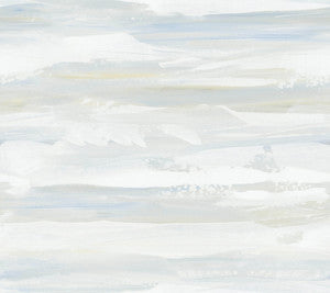 On The Horizon Blue & Yellow Wallpaper by York Wallcoverings