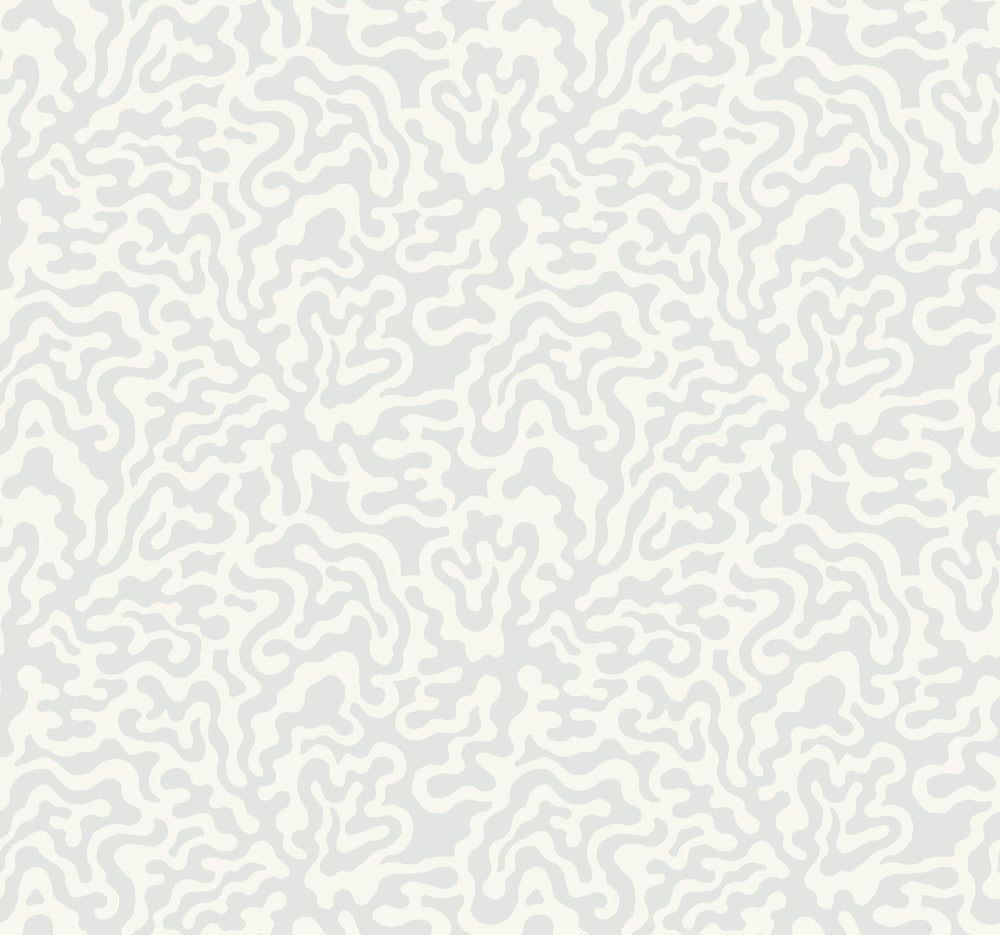 Nebulous Cloud Duck Egg Wallpaper by York Wallcoverings Artistic Abstracts Covers about 60.8 square feet 27-in by 27-ft long roll Unpasted 12.63 - Fabric Carolina -