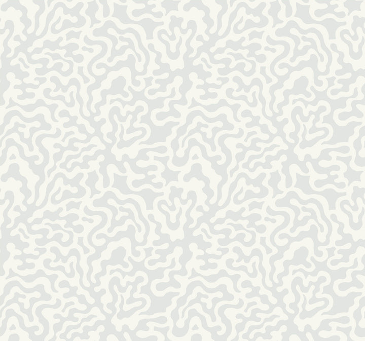 Nebulous Cloud Duck Egg Wallpaper by York Wallcoverings Artistic Abstracts Covers about 60.8 square feet 27-in by 27-ft long roll Unpasted 12.63 - Fabric Carolina -