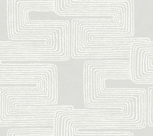 Zulu Thread Dove & Pearl Wallpaper by York Wallcoverings