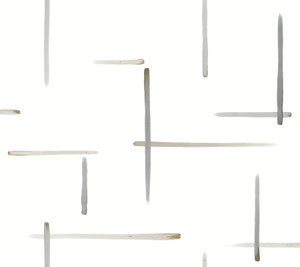 Gilded Sumi-E Black & Gold Wallpaper by York Wallcoverings