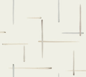 Gilded Sumi-E Neutral & Glint Wallpaper by York Wallcoverings