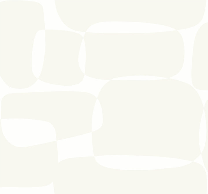 Block White & Ivory Wallpaper by York Wallcoverings Artistic Abstracts Covers about 60.8 square feet 27-in by 27-ft long roll Unpasted 25.25 - Fabric Carolina -