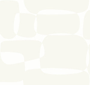Block White & Ivory Wallpaper by York Wallcoverings