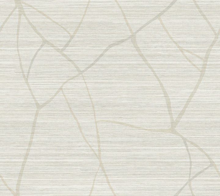 Raska Sand Wallpaper by York Wallcoverings Artistic Abstracts Covers about 60.8 square feet 27-in by 27-ft long roll Prepasted 24 - Fabric Carolina -