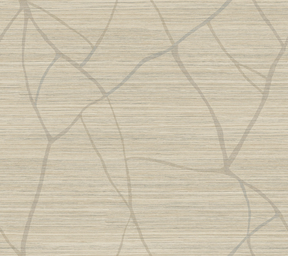 Raska Camel Wallpaper by York Wallcoverings Artistic Abstracts Covers about 60.8 square feet 27-in by 27-ft long roll Prepasted 24 - Fabric Carolina -