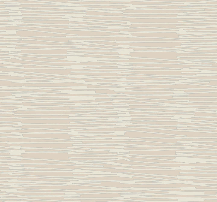 Water Reed Thatch Clay & Silver Wallpaper by York Wallcoverings Artistic Abstracts Covers about 60.8 square feet 27-in by 27-ft long roll Unpasted 25.25 - Fabric Carolina -