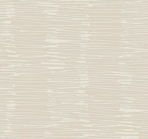 Water Reed Thatch Clay & Silver Wallpaper by York Wallcoverings
