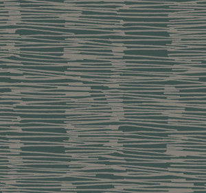 Water Reed Thatch Forest & Silver Wallpaper by York Wallcoverings