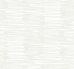Water Reed Thatch Ivory & Glint Wallpaper by York Wallcoverings