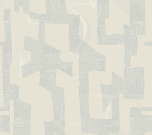 Modern Tribal Neutral & Grey Wallpaper by York Wallcoverings