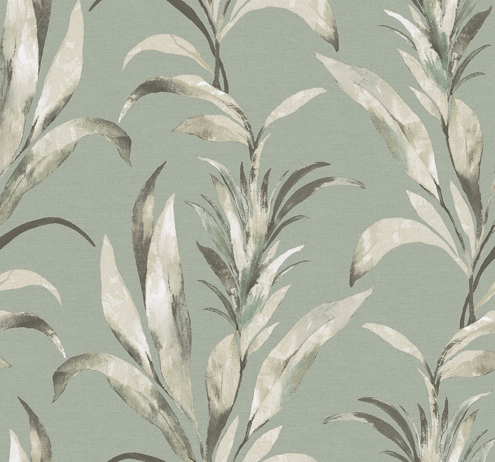 Padma Green Mist AG60704 by Seabrook Designs Designer Wallpaper
