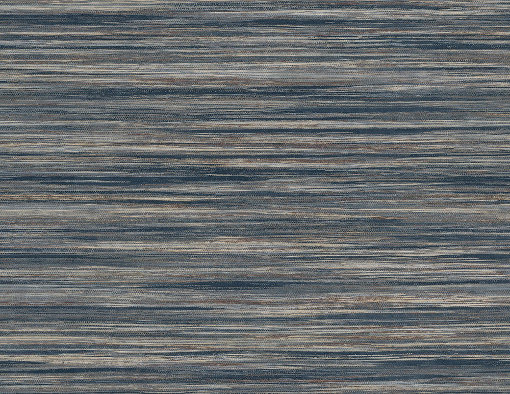 Gita Navy Blue AG60802 by Seabrook Designs Designer Wallpaper