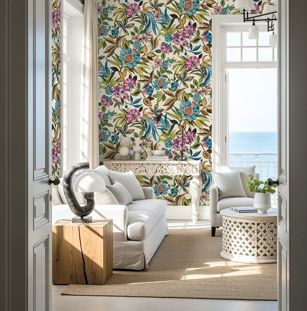 Raya Gem AG61607 by Seabrook Designs Designer Wallpaper